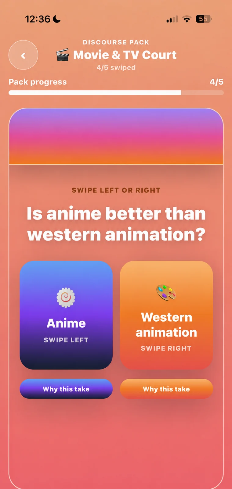 CounterSwipe prompt card